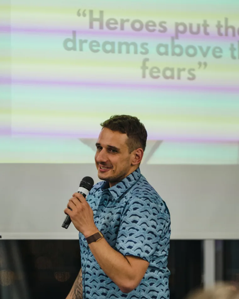 Filip speaking